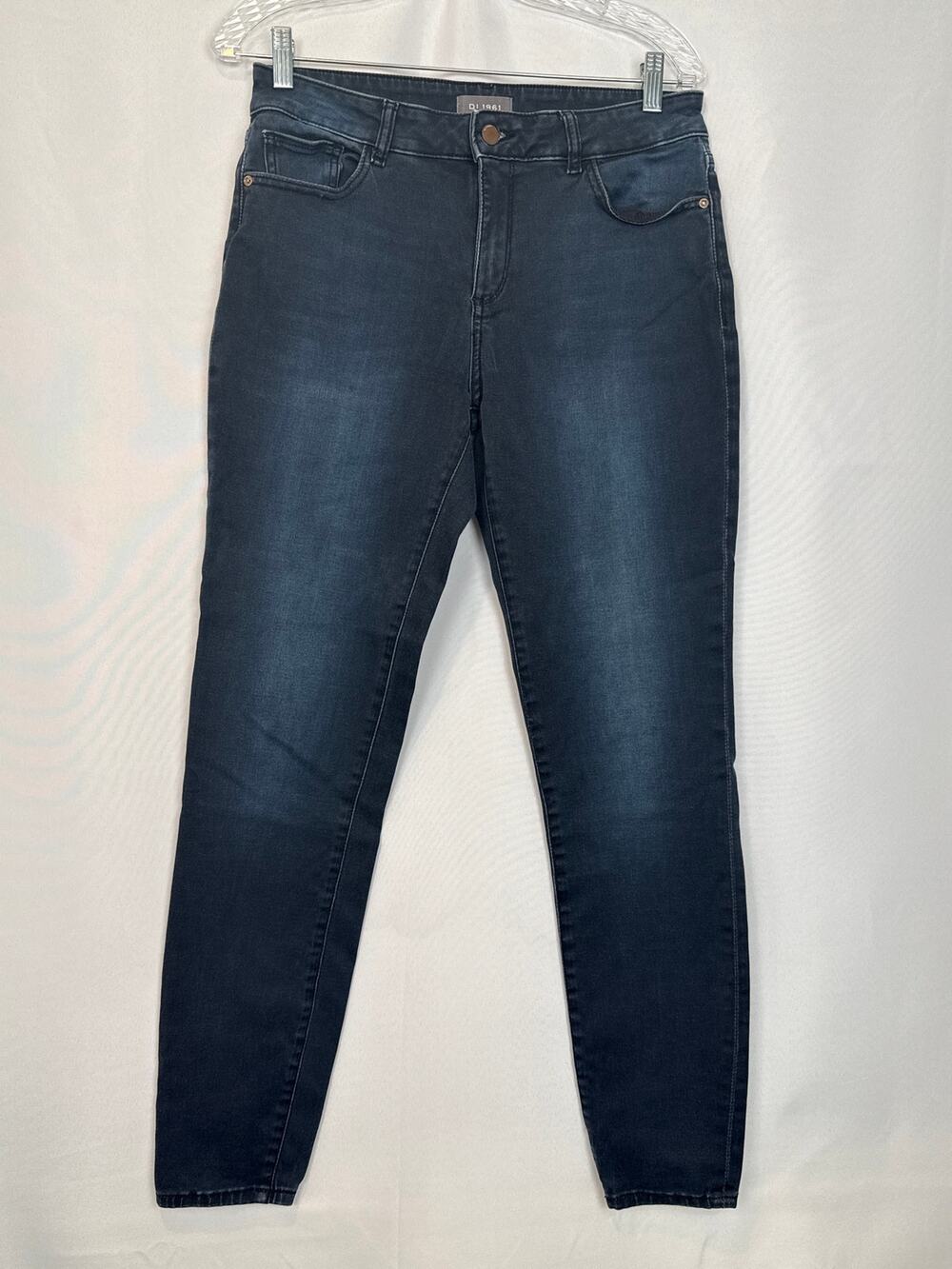 DL1961 Florence Instasculpt Skinny Jeans Sz 30 Dagger Black Stretch
